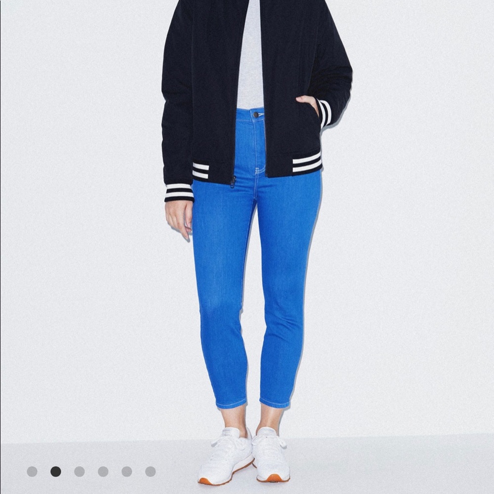American Apparel Crop Pencil Jeans